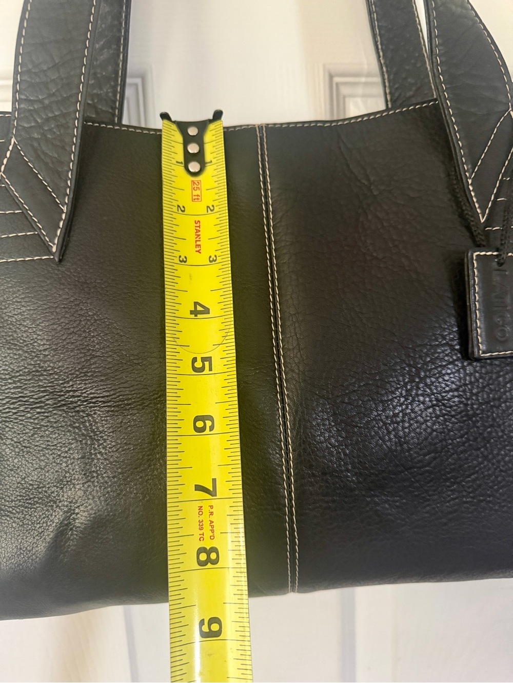 Latico Structured Shoulder Tote – Genuine Leather - Picture 4 of 10